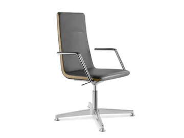 HARMONY 822-RA F34-N6 - Swivel executive chair with armrests with 4-spoke base by LD Seating - view 2